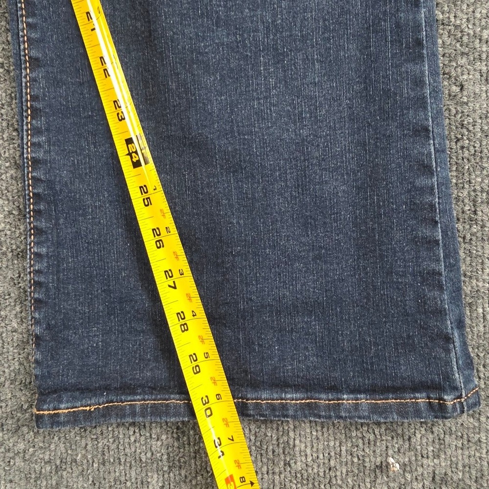 Signature by Levi Strauss & Co Womens 22M Dark Wash Mid Rise Bootcut Jeans 95250 - Picture 10 of 13